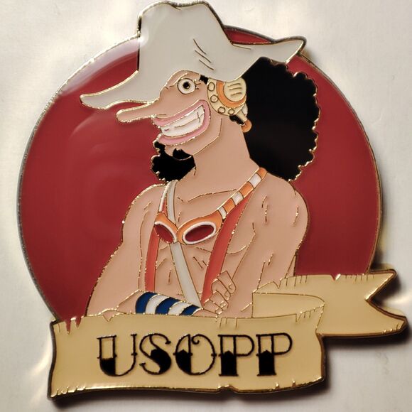 One Piece Blind Box Usopp Enamel Pin Official Collectible Lapel Badge Figure - Picture 1 of 4